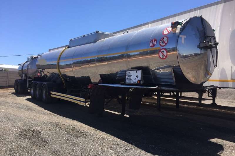 1994 Used 316 Semi and Pup Tankers Avaible Stainless steel tank