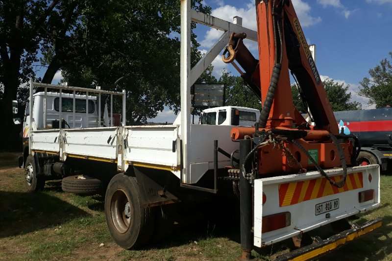 2015 Tata LPT 1518 (8t) + (3.5t) Palfinger Rear Mount Crane Dropside
