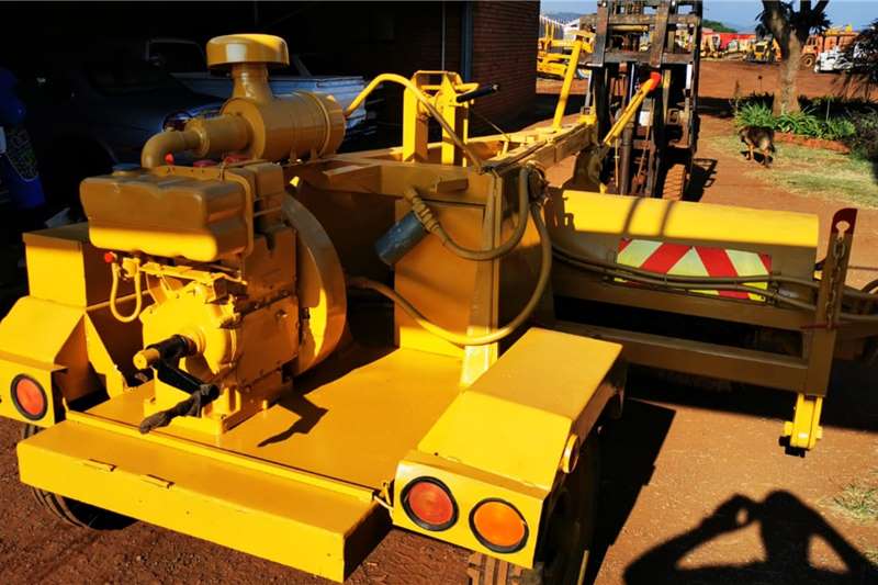   Mechanical Road Sweeper Brooms. Towbehind With 2 C